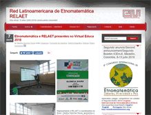 Tablet Screenshot of etnomatematica.org